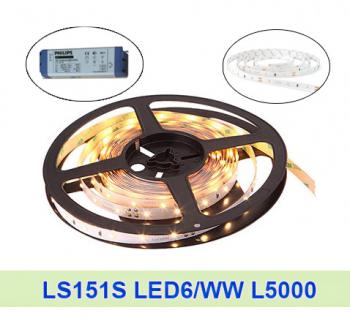 Đèn led dây Ls151s 7.5W LED6 WW L5000
