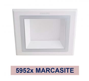 Đèn led âm trần vuông Marcasite 14W Philips