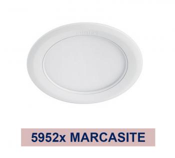 Đèn led âm trần tròn Marcasite 12W Philips