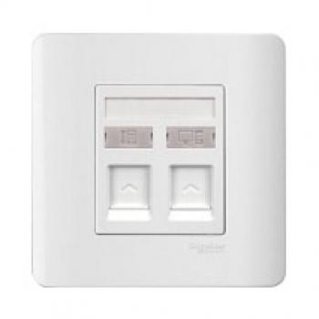 Ổ mạng + ổ điện thoại Zencelo