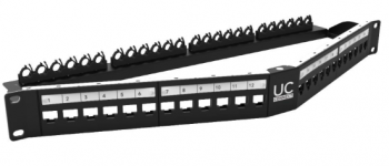 PatchPanel 1RU 24 Port Unloaded